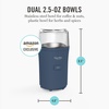 image:imageMarthaStewart ElectricCoffee amp Spice GrinderDual 25oz RemovableBowls StorageLidsStainless Steel BladesOne Touch Pulse Control2in1CompactBeans amp Spices Herbsamp Nuts Linen CreamIndigo Blue